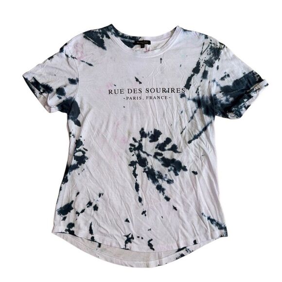 Massimo Dutti Women's Hand Tie Dyed T Shirt Size XS - Picture 1 of 5